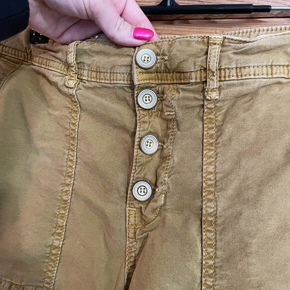 Anthropologie The Wanderer Cargo Utility Neutral Shorts Size 28 - Picture 4 of 6